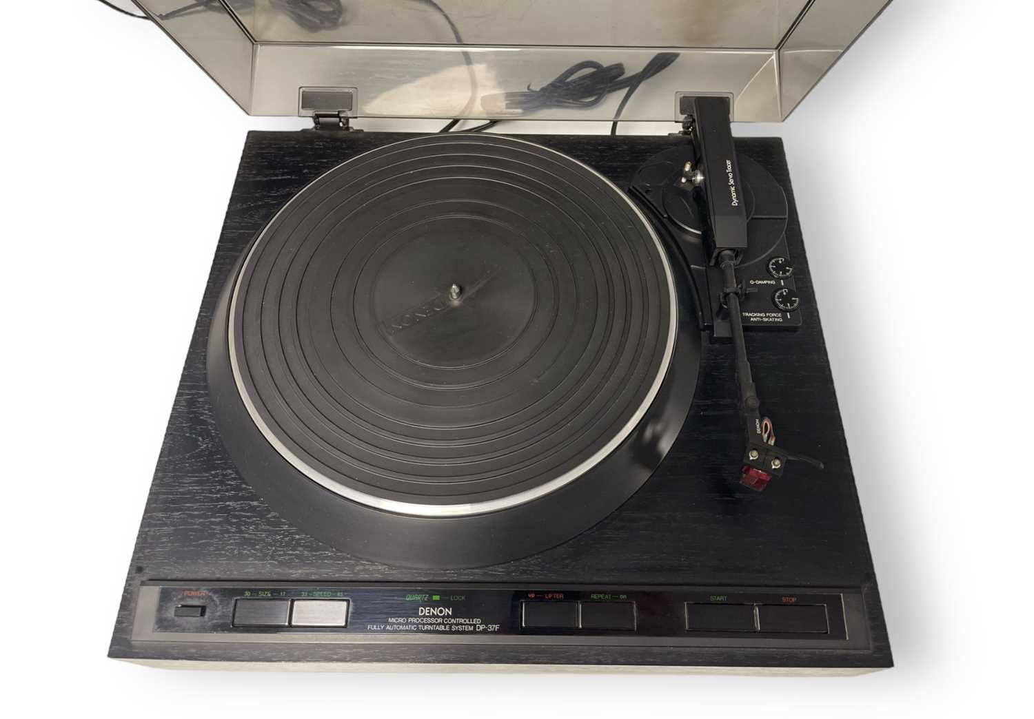 DENON DP-37F TURNTABLE. - Image 2 of 3