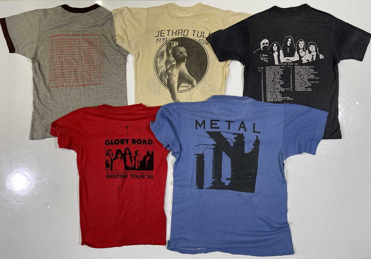 VINTAGE C 70S/80S BAND T-SHIRTS. - Image 2 of 2