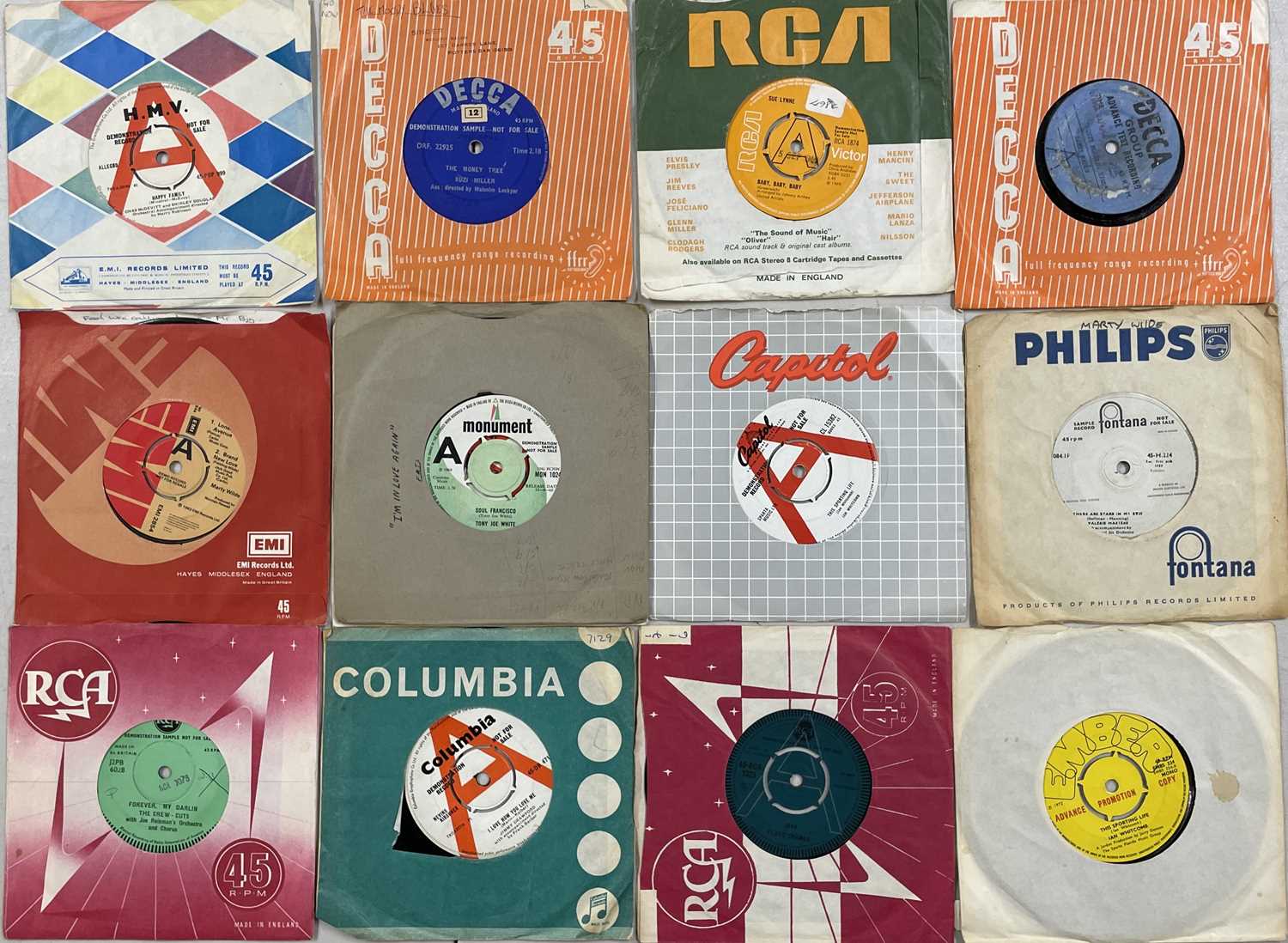 60s 7" (INC. PSYCH/GARAGE/MOD) - MANY RARITIES INC. DEMOS - Image 3 of 4