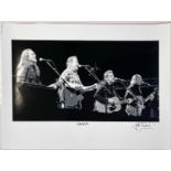 THE EAGLES - PHOTOGRAPHER SIGNED PHOTOGRAPH.