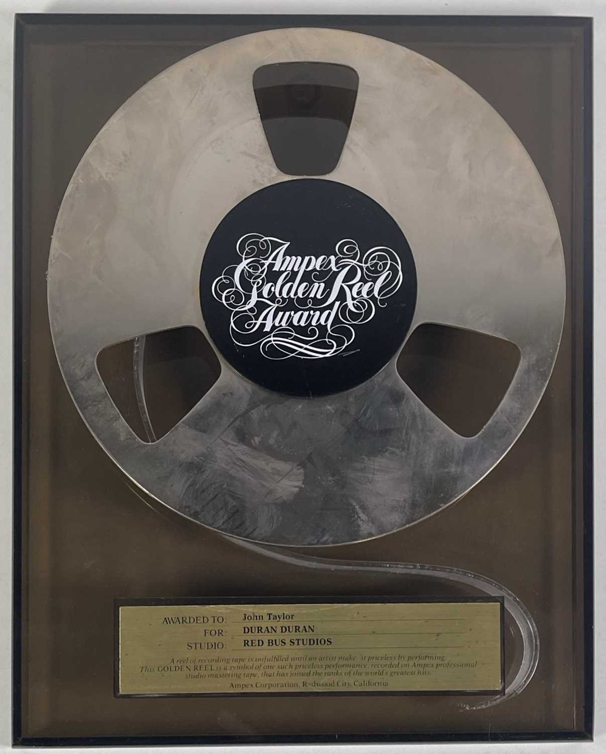 DURAN DURAN - AMPEX GOLDEN REEL AWARD.