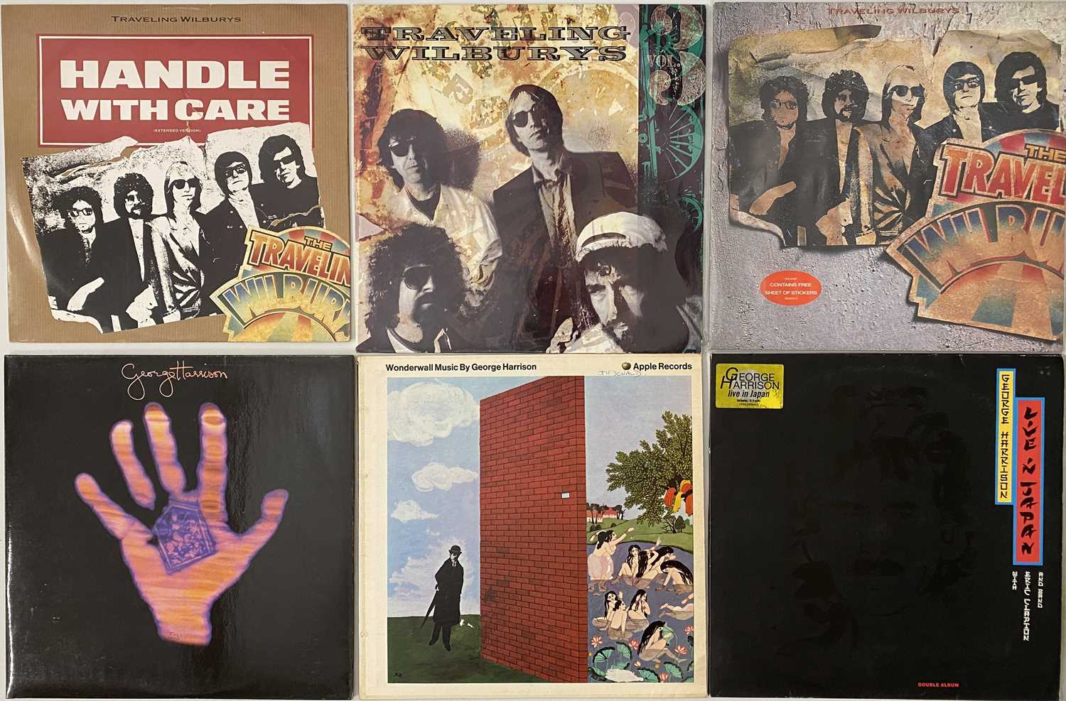 GEORGE HARRISON AND RELATED - LP COLLECTION