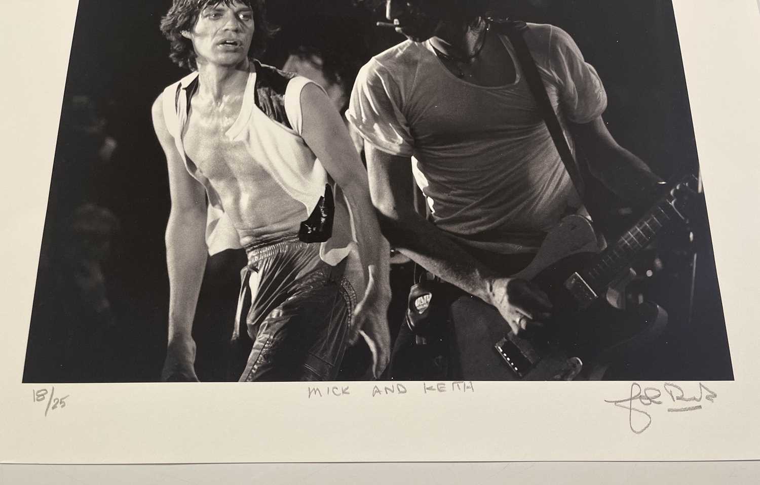 JOHN ROWLANDS - PHOTOGRAPHER SIGNED LIMITED EDITION PRINT - THE ROLLING STONES. - Image 2 of 3