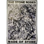 THE STONE ROSES - MADE OF STONE ORIGINAL PROMO POSTER.