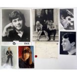 FRENCH STARS OF THE 1950S/60S - SIGNED POSTCARDS / PHOTOGRAPHS.