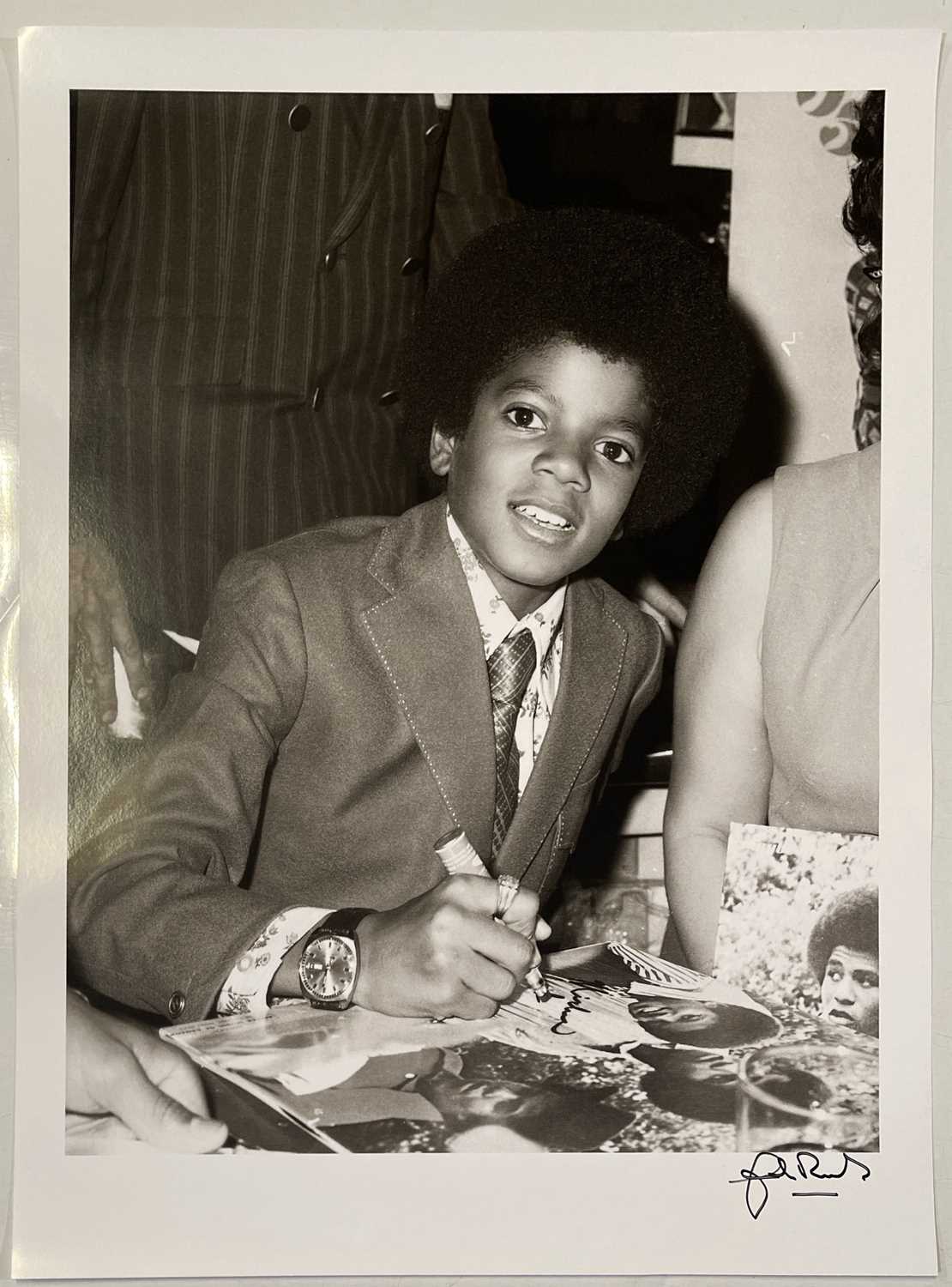 MICHAEL JACKSON - PHOTOGRAPHER SIGNED PRINT.