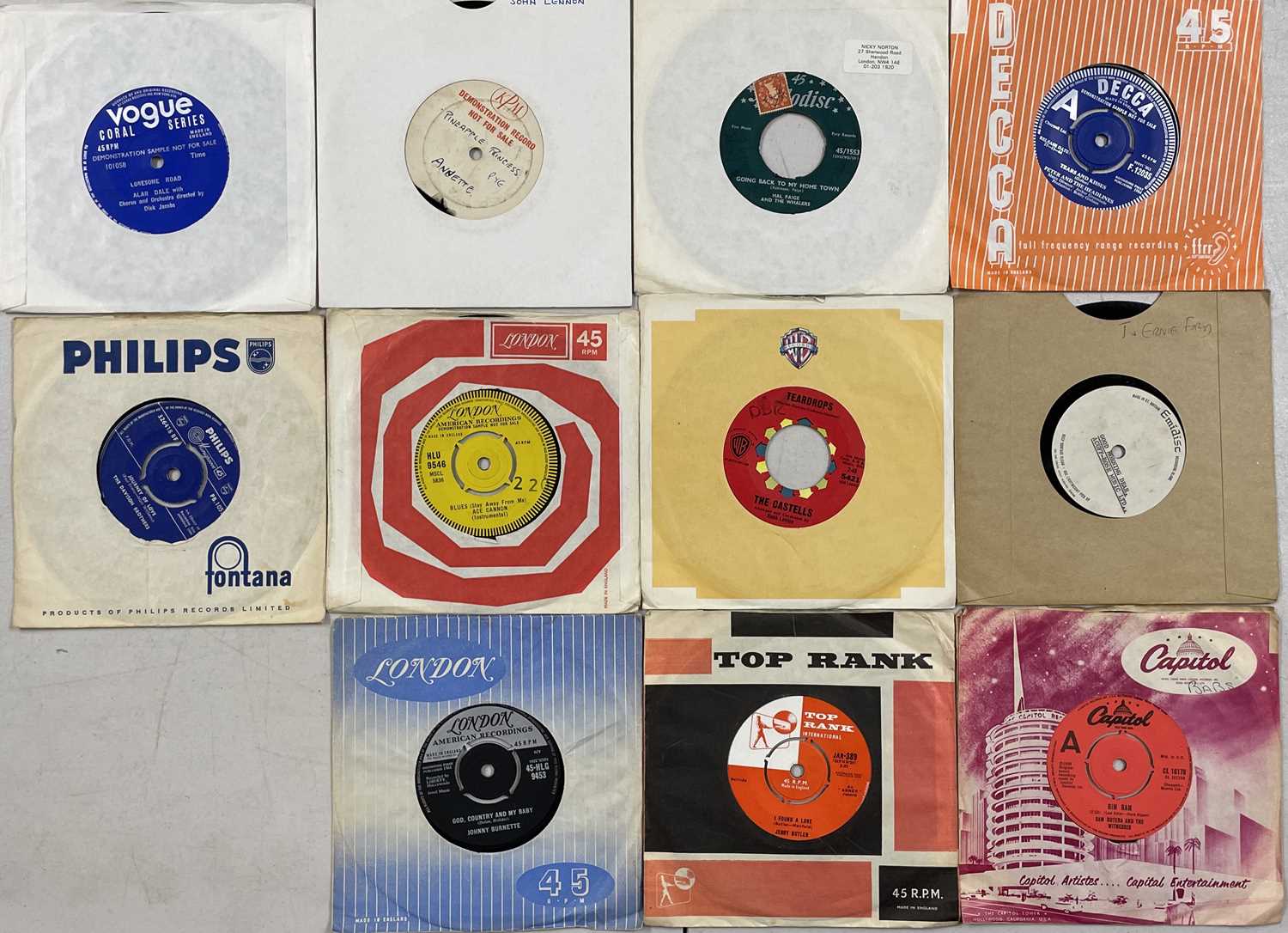 60s 7" (INC. PSYCH/GARAGE/MOD) - MANY RARITIES INC. DEMOS - Image 4 of 4