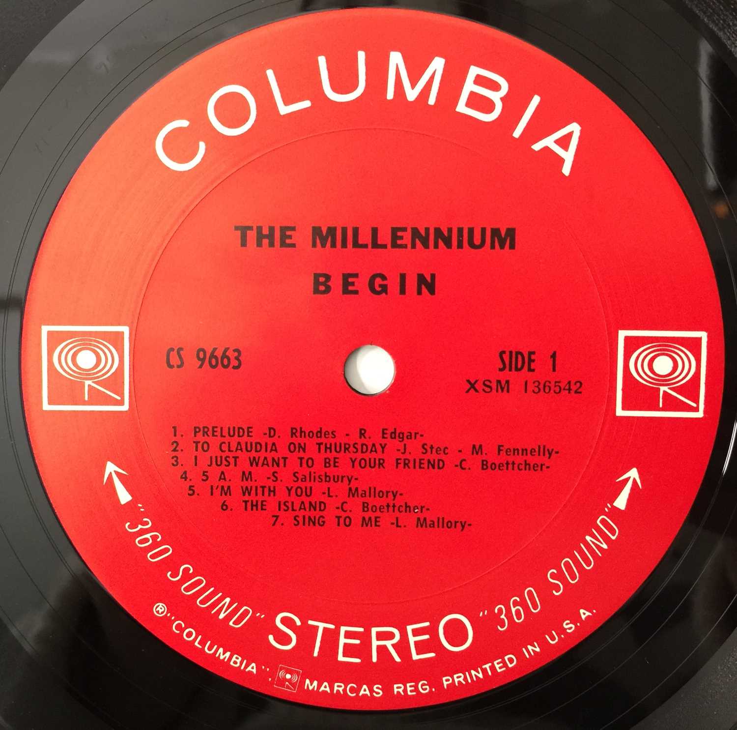 THE MILLENNIUM - BEGIN LP (US ORIGINAL PRESSING - CS 9663) - Image 4 of 5