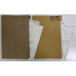 JUDAS PRIEST / BLACK SABBATH - ORIGINAL 1970-1975 CONCERT BOOKING DOCUMENTS.