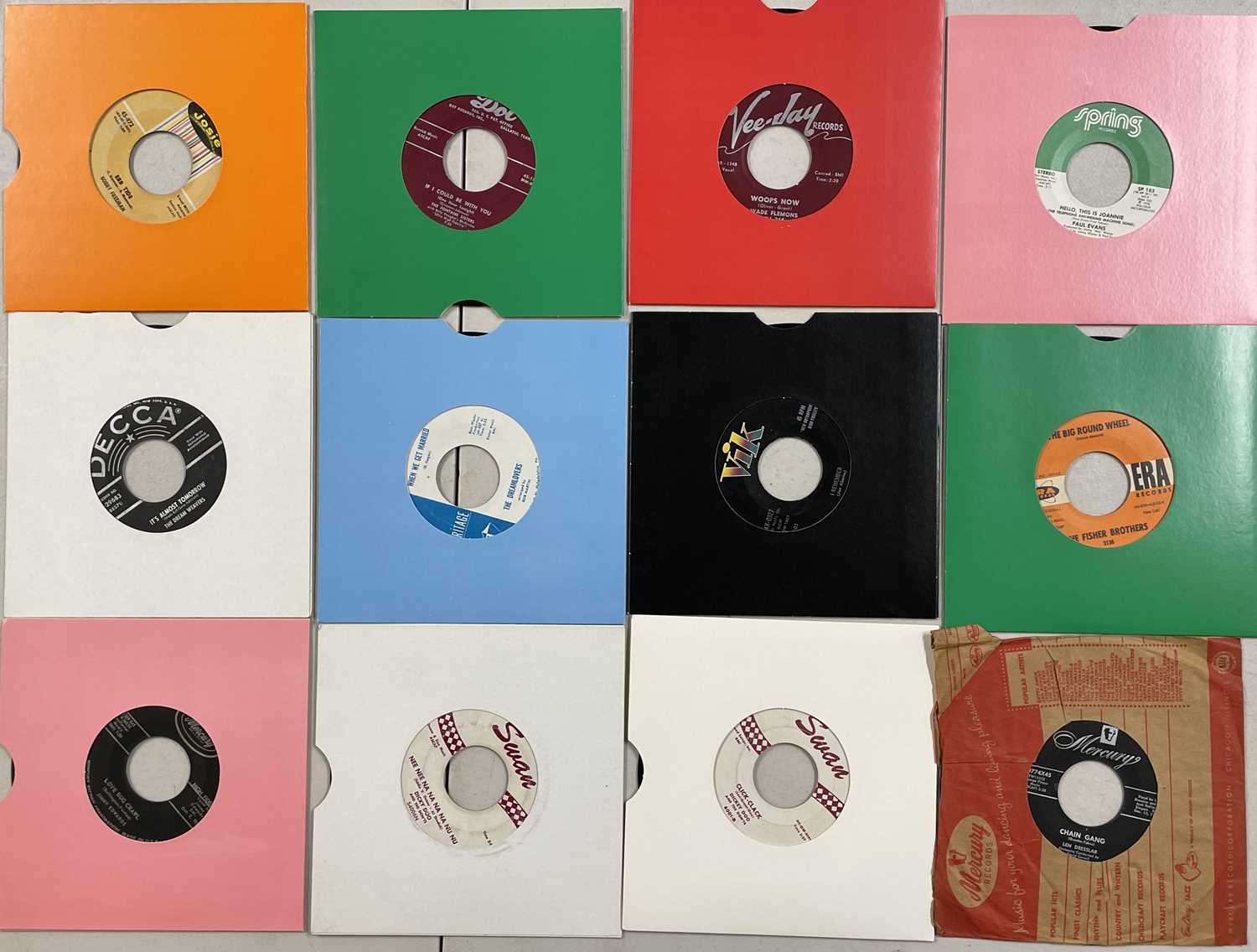 ROCKABILLY / DOO WOP / ROCK N ROLL / POP / SOUL - 7" COLLECTION - Image 3 of 3