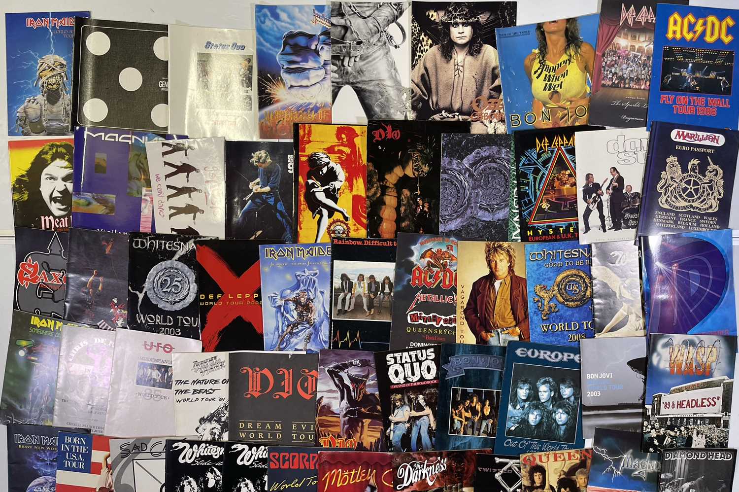 METAL / HARD ROCK CONCERT PROGRAMMES AND TICKET ARCHIVE - 1980S-00S. - Image 3 of 7