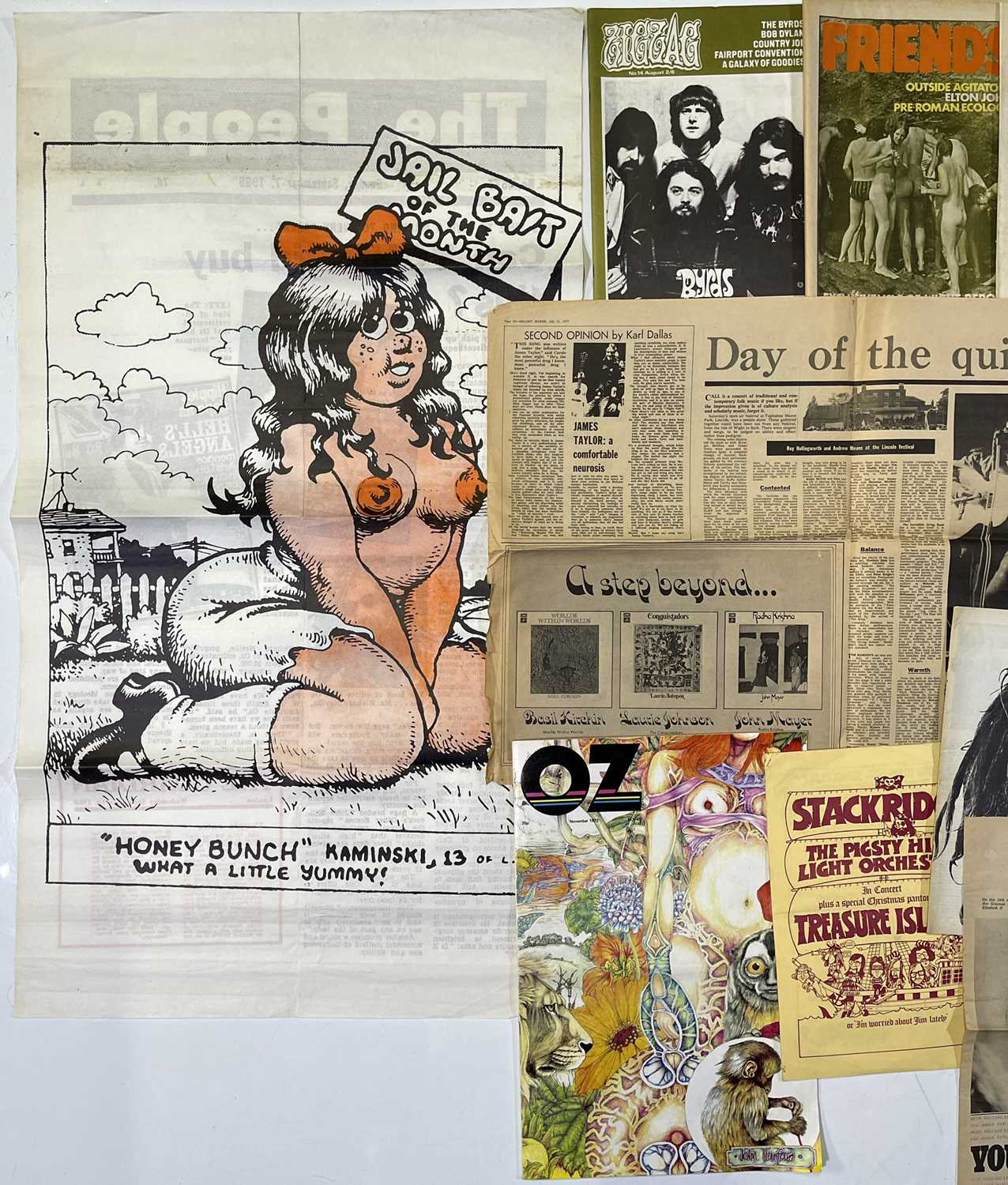 COUNTER CULTURE MAGAZINES INC OZ MAGAZINES AND POSTER/ROCK AT THE OVAL PROGRAMME. - Image 2 of 4