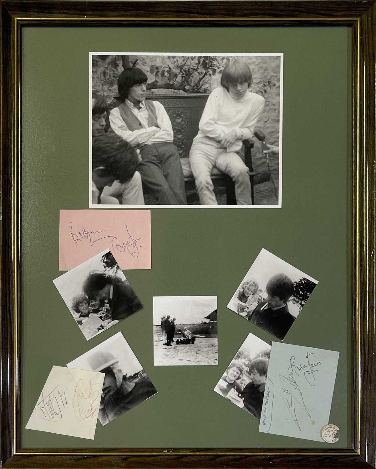 THE ROLLING STONES - SIGNED PAGES AND PHOTOGRAPHS WITH COPYRIGHT. - Image 2 of 3