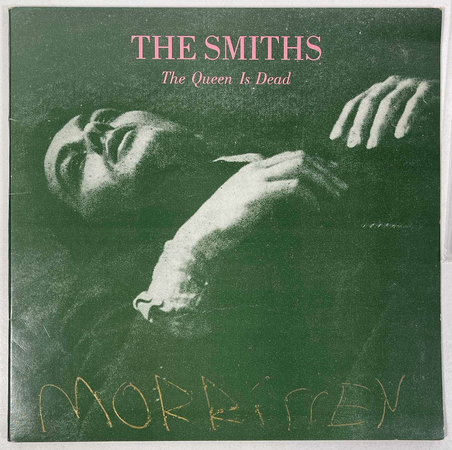 THE SMITHS / MORRISSEY SIGNED 'QUEEN IS DEAD' LP.