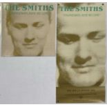 THE SMITHS - ORIGINAL STRANGEWAYS PROMO POSTER AND GREEN TEXT SLEEVE.