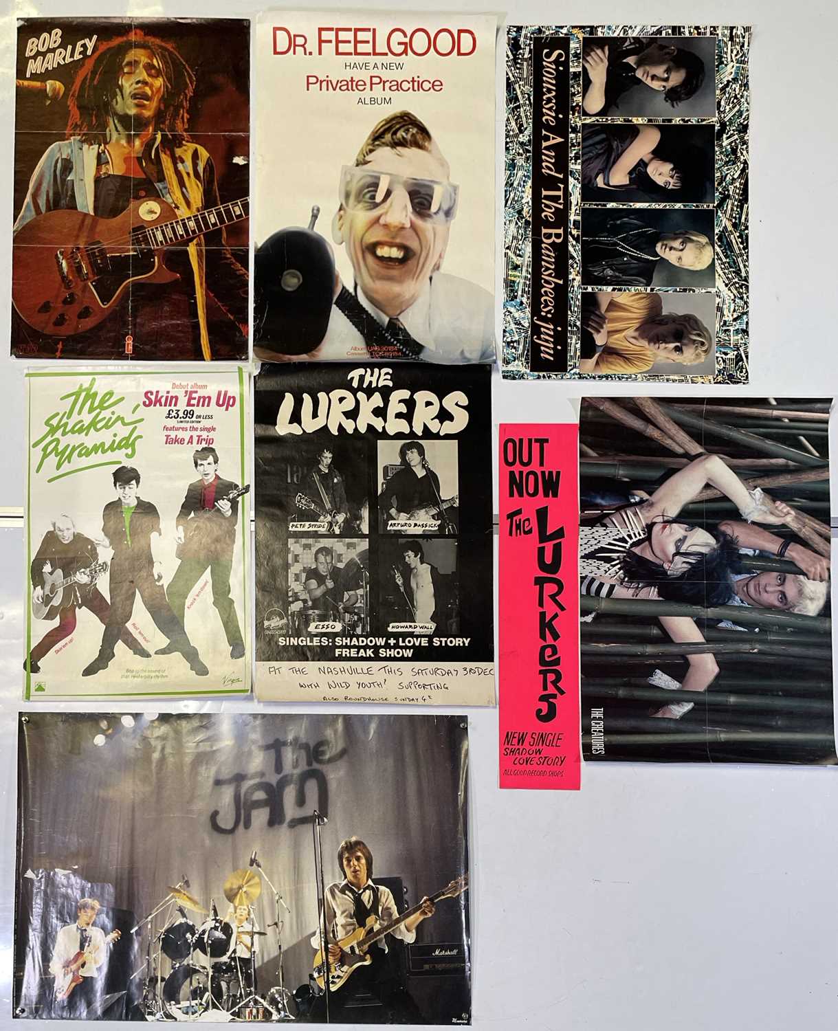 1970S PUNK / POST PUNK POSTERS INC THE LURKERS / SIOUXSIE.