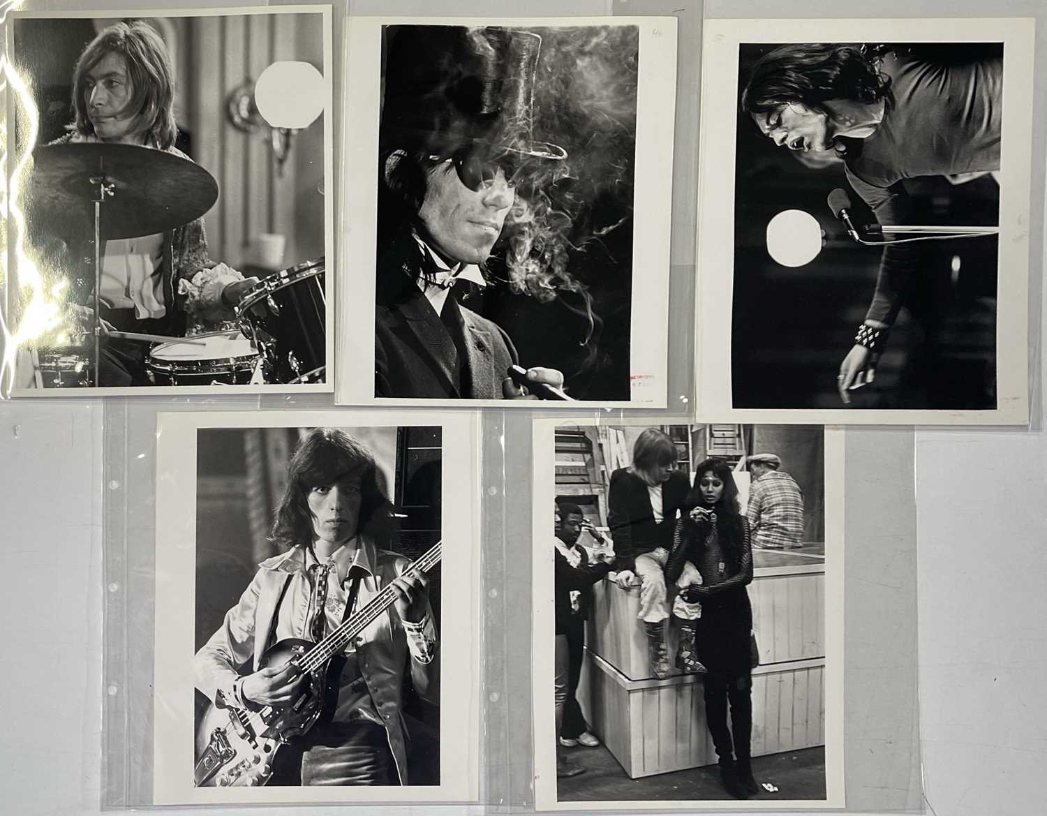 THE ROLLING STONES- VINTAGE 'ROCK N ROLL CIRCUS' PHOTO PRINTS BY MIKE RANDOLPH.