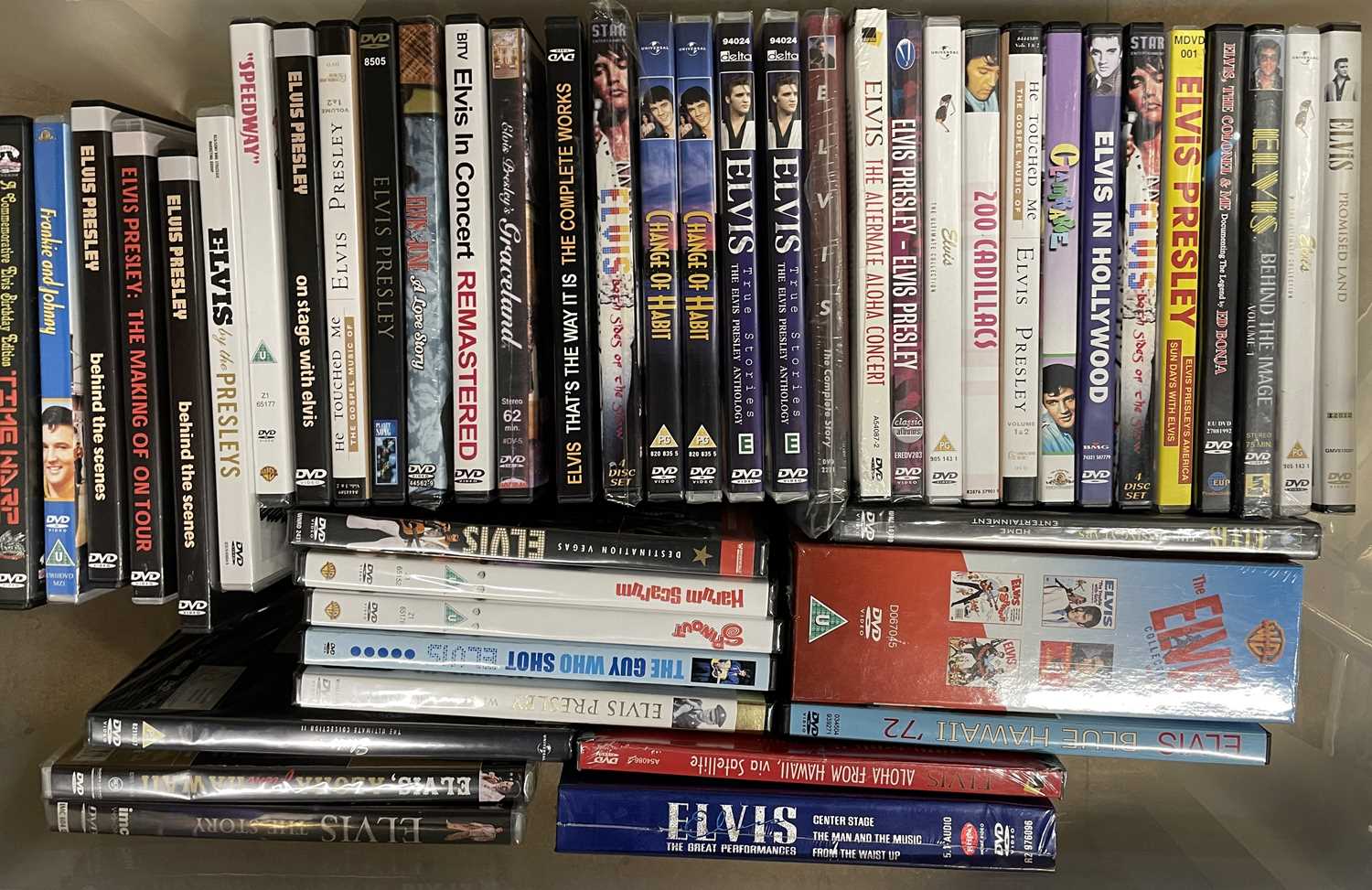 EXTENSIVE COLLECTION OF ELVIS DVDS. - Image 11 of 11