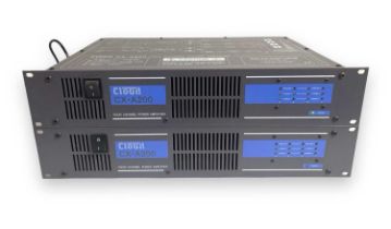 A PAIR OF CLOUD CX-A200 POWER AMPLIFIERS.