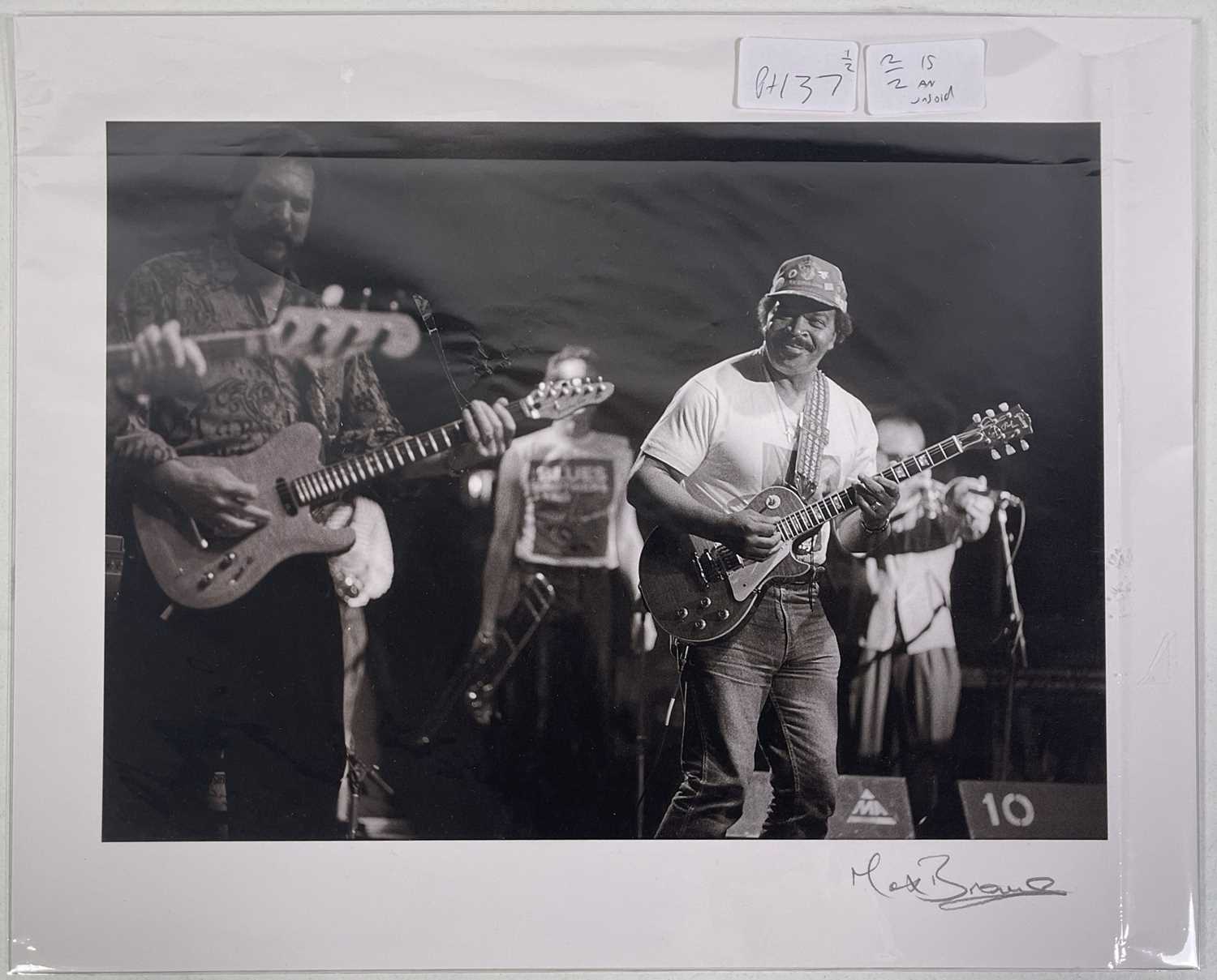 PHOTOGRAPHER SIGNED PRINTS - BLUES BROTHERS / STEVE CROPPER. - Image 3 of 4