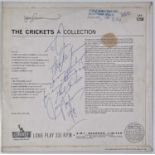 THE CRICKETS - AN LP SIGNED WITH INSCRIPTION BY JERRY ALLISON.