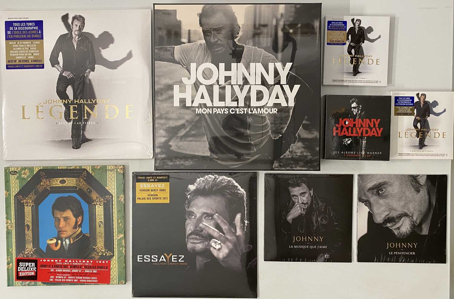 JOHNNY HALLYDAY - LP/ CD BOX SET COLLECTION (MANY NEW & SEALED) - Image 4 of 5