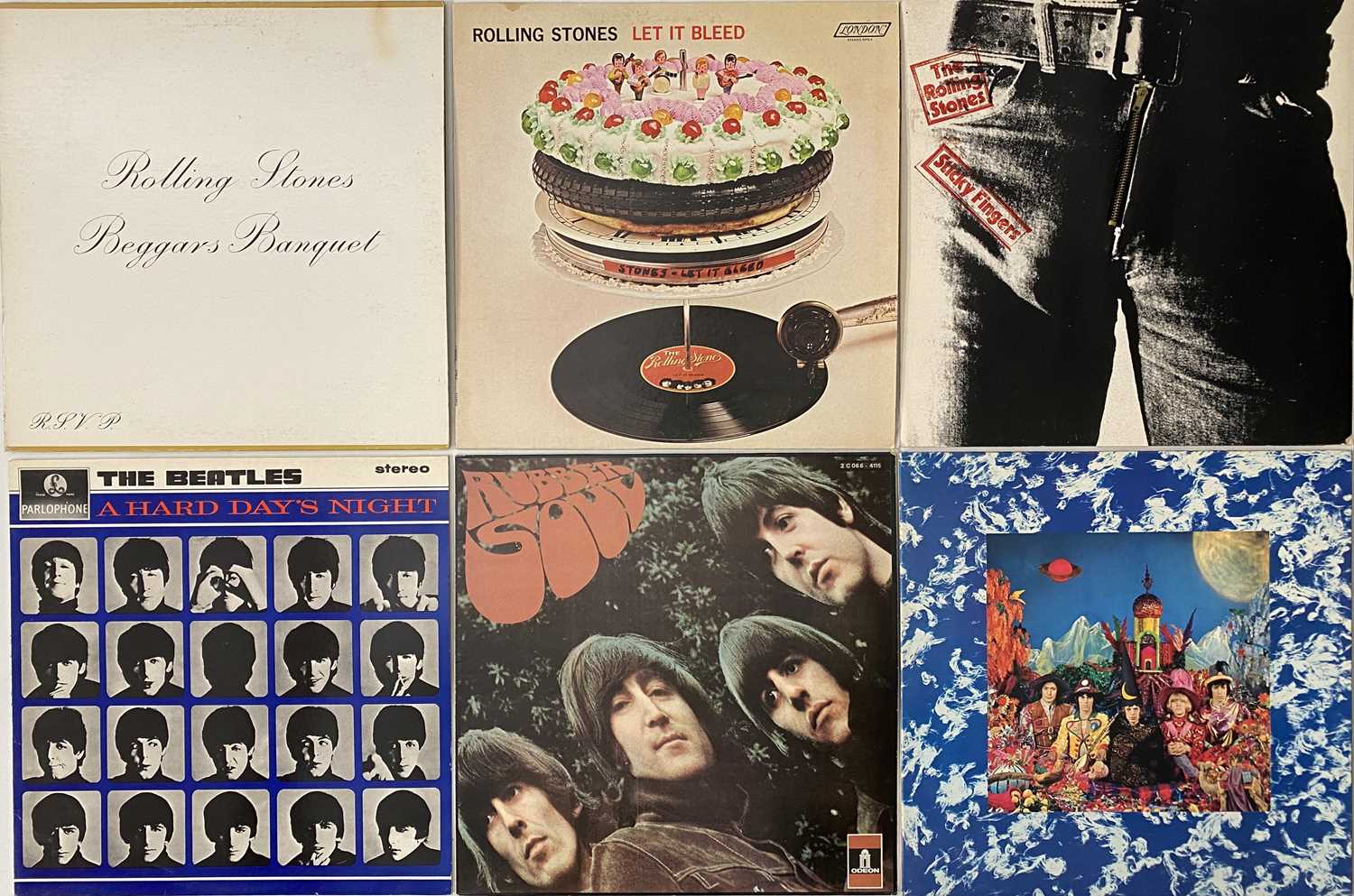 BEATLES / STONES - LP PACK