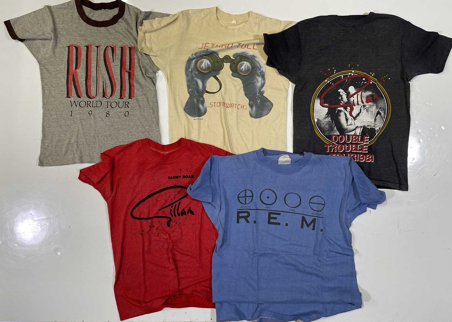 VINTAGE C 70S/80S BAND T-SHIRTS.