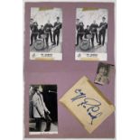 CLIFF RICHARDS / THE SHADOWS - AUTOGRAPHED ITEMS.