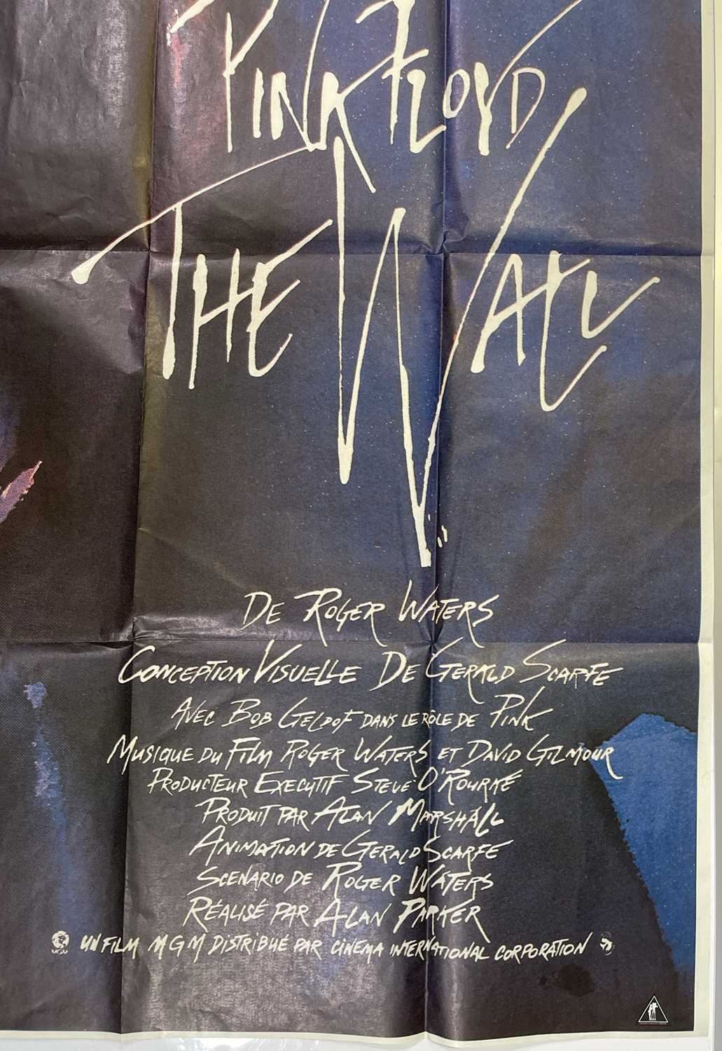 PINK FLOYD - ORIGINAL 1982 CANNES 'THE WALL' BILLBOARD SIZE POSTER. - Image 5 of 5