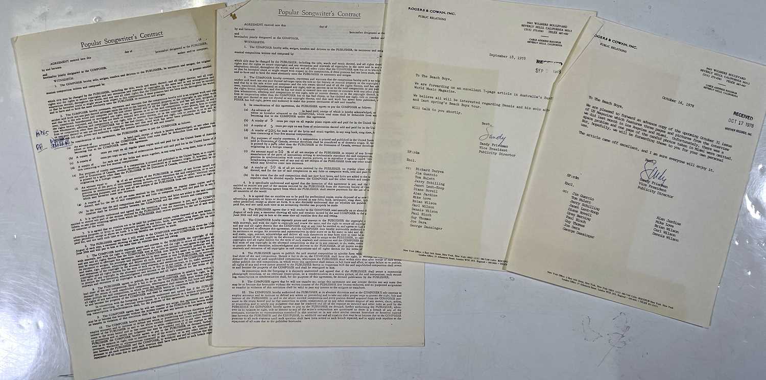 THE BEACH BOYS - LARGE COLLECTION OF DOCUMENT/PRESS CUTTINGS. - Image 12 of 12
