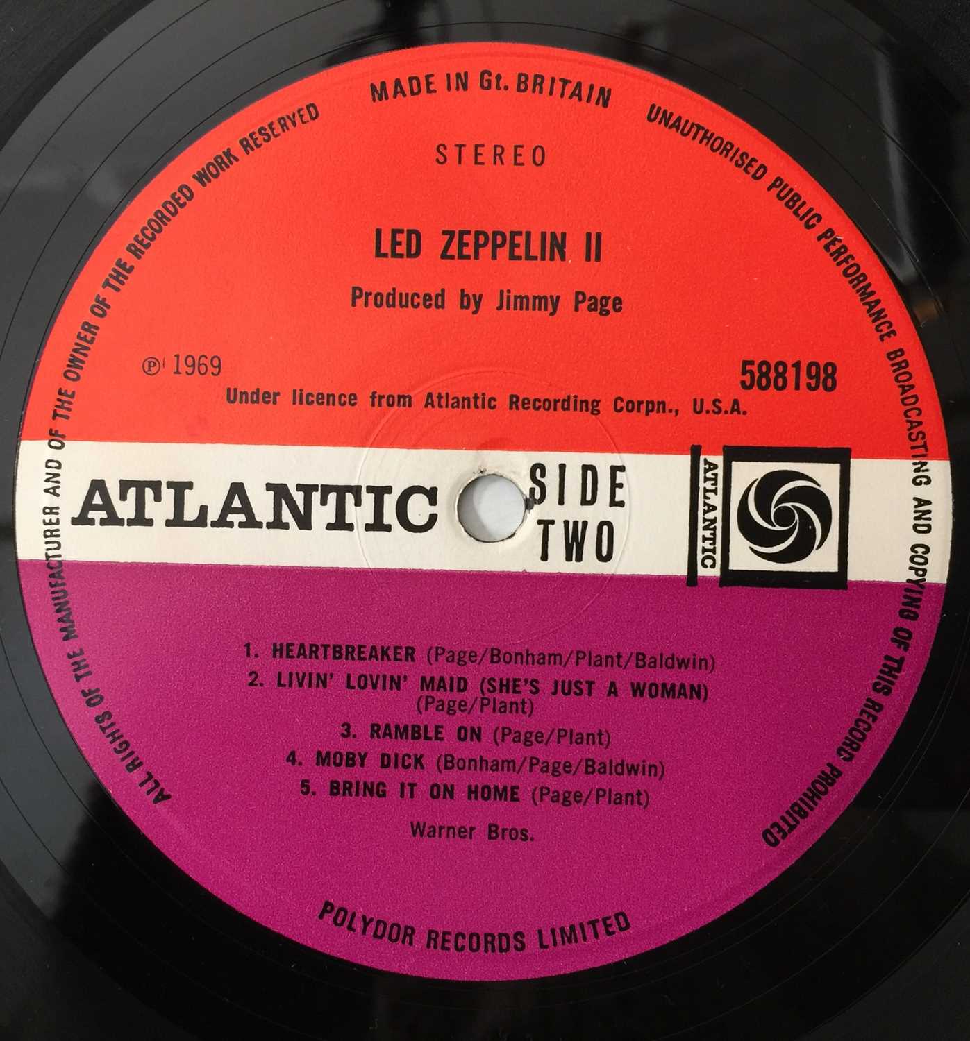 LED ZEPPELIN - LP RARITIES PACK (PLUM/ RED ATLANTIC) - Image 5 of 7