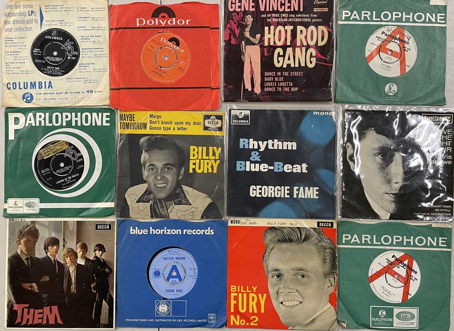 60s 7" (INC. PSYCH/GARAGE/MOD) - MANY RARITIES INC. DEMOS