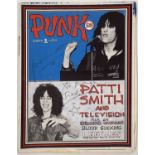 PATTI SMITH - SIGNED COPY OF 'PUNK' ZINE #2.