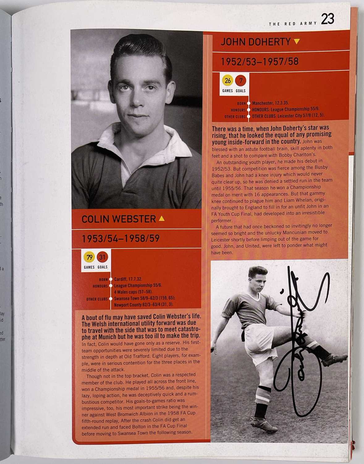 FOOTBALL MEMORABILIA - MANCHESTER UNITED - MULTI SIGNED PLAYER BY PLAYER BOOK. - Image 4 of 35