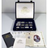 QUEEN ELIZABETH II GOLDEN WEDDING COIN SET.