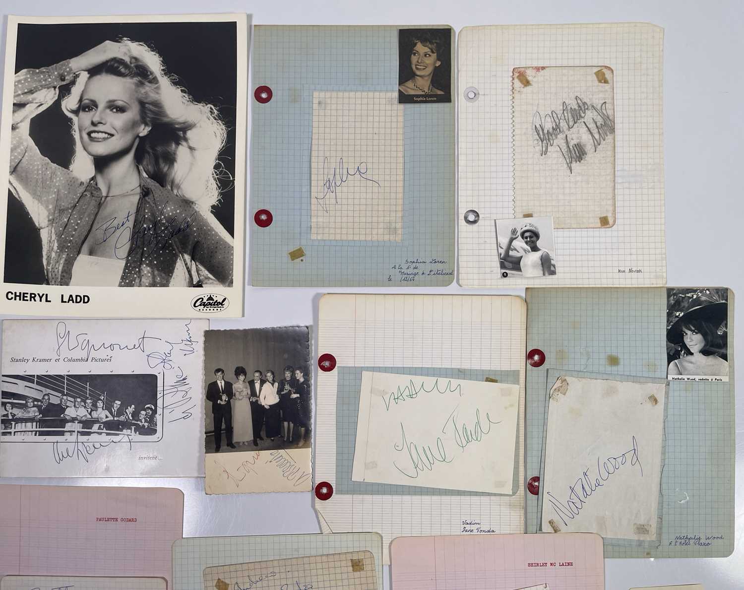 AUTOGRAPH COLLECTION INC US LEADING LADIES OF THE 20TH C - LOREN AND MORE. - Image 2 of 3