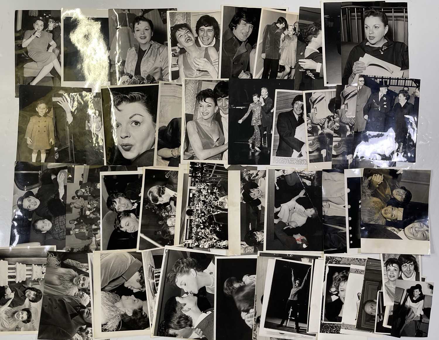 JUDY GARLAND - LARGE COLLECTION OF PRESS PHOTOGRAPHS.