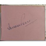 LATE 1940S / EARLY 1950S AUTOGRAPH BOOK WITH FOOTBALLERS.