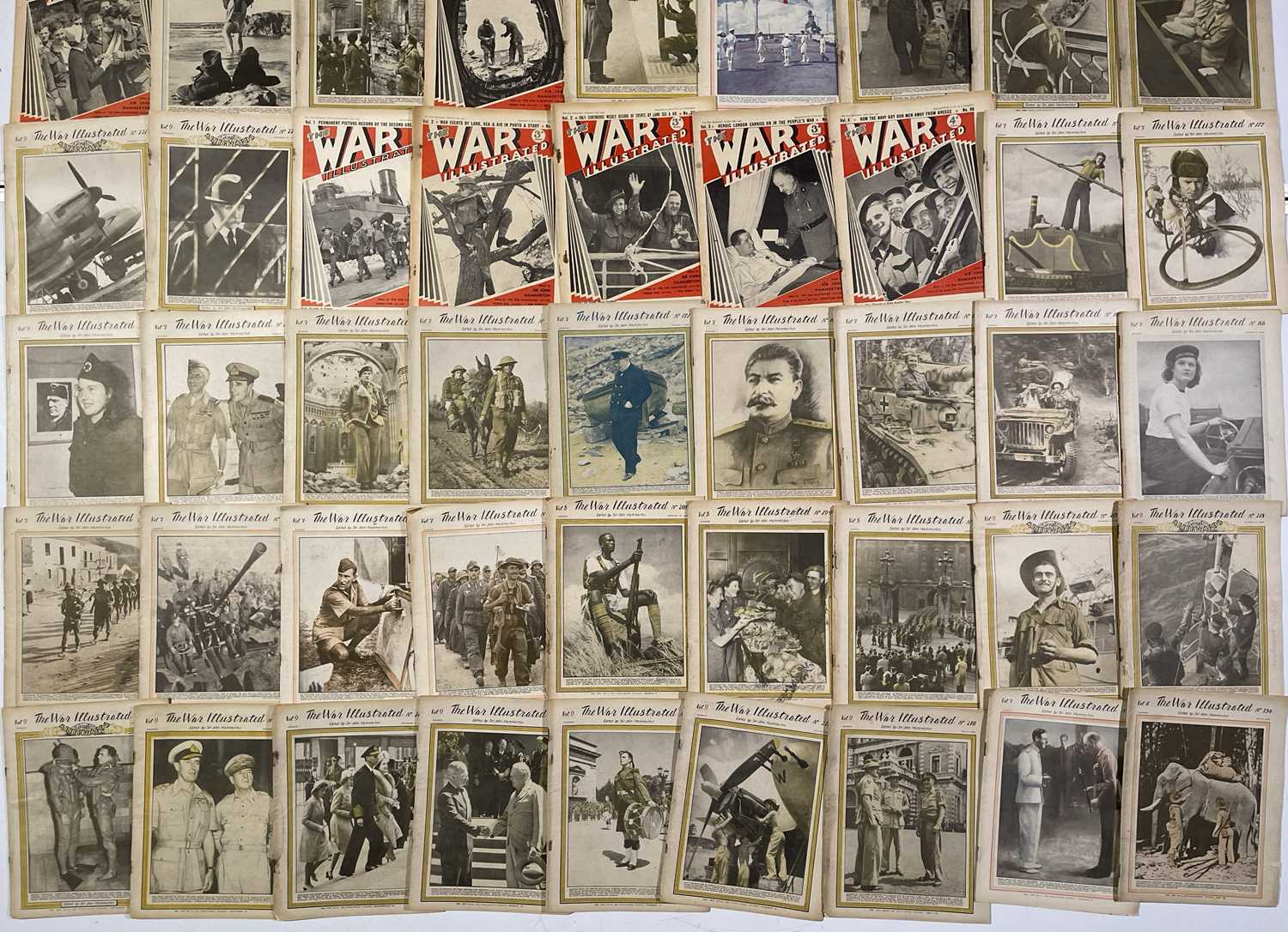 80+ THE WAR ILLUSTRATED MAGAZINES. - Bild 3 aus 4