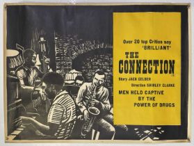 THE CONNECTION (1962) ORIGINAL UK QUAD POSTER.