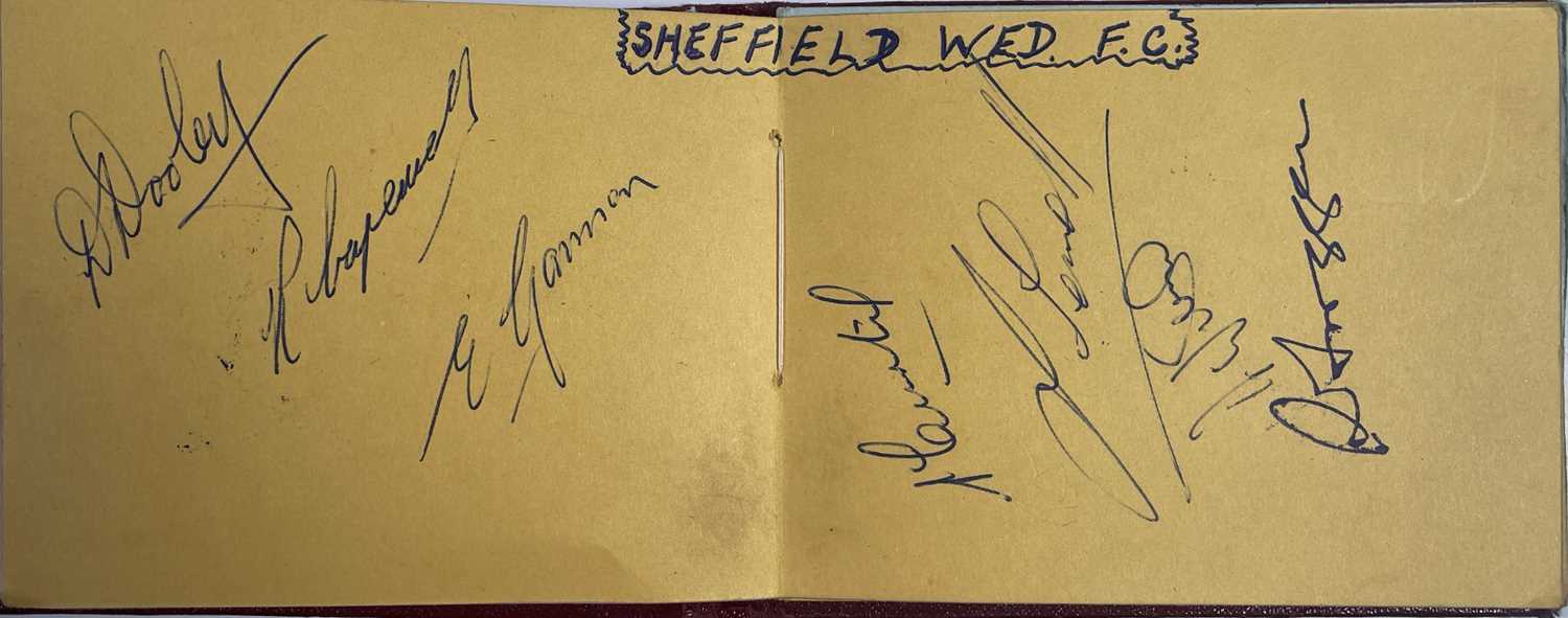 LATE 1940S / EARLY 1950S AUTOGRAPH BOOK WITH FOOTBALLERS. - Image 22 of 27