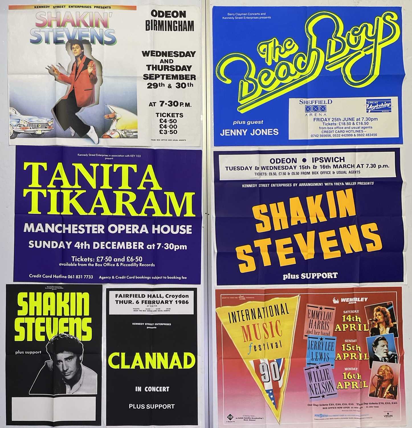 1980S/1990S CONCERT POSTERS.
