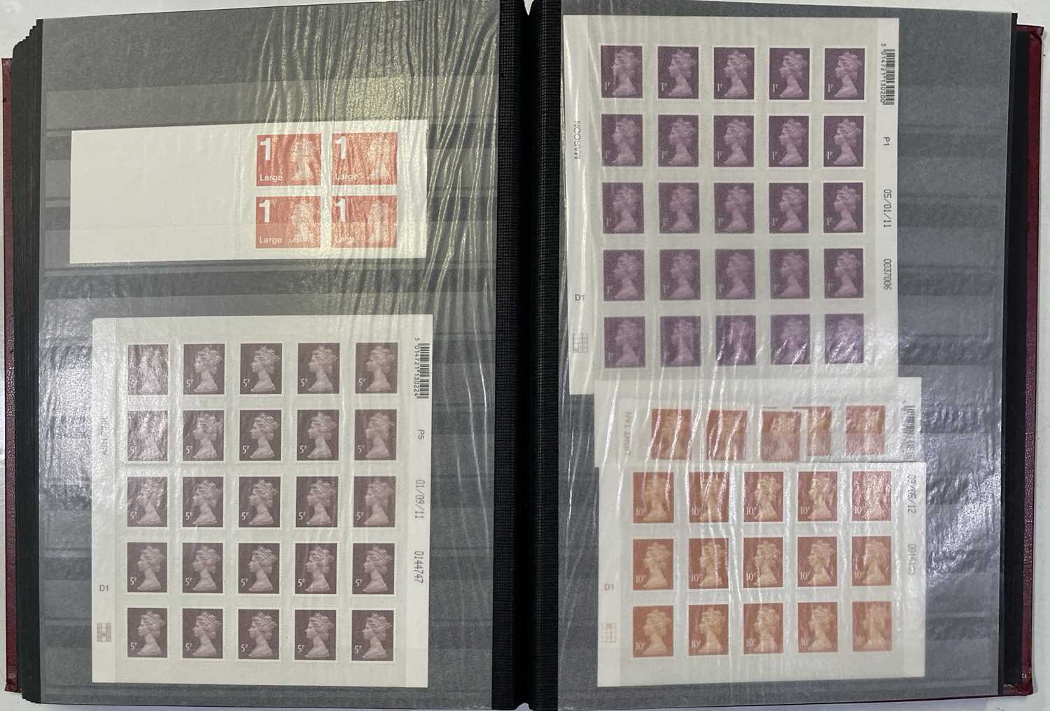 UK STAMP COLLECTION WITH FACE VALUE OVER £5,000. - Bild 10 aus 16