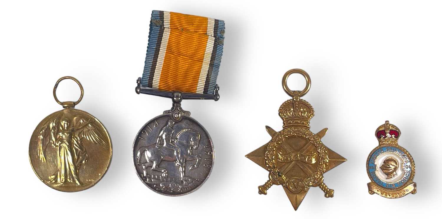 WORLD WAR ONE MEMORABILIA INC WAR MEDAL/VICTORY MEDALS/WAR DIARY. - Image 2 of 3