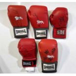 BOXING MEMORABILIA - SIGNED GLOVES INC GEORGE GROVES.