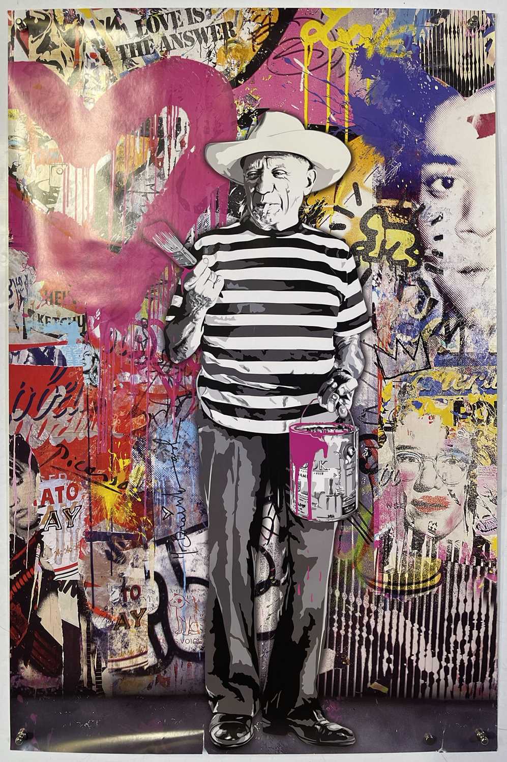 MR BRAINWASH (1966, FRANCE) - PICASSO POSTER.