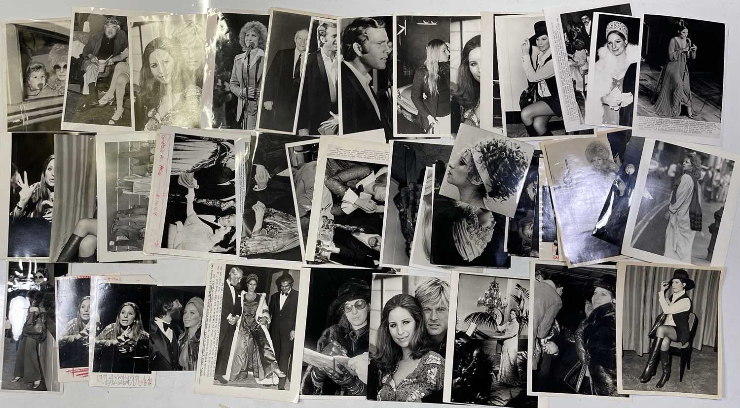 BARBRA STREISAND - LARGE COLLECTION OF PRESS PHOTOGRAPHS.