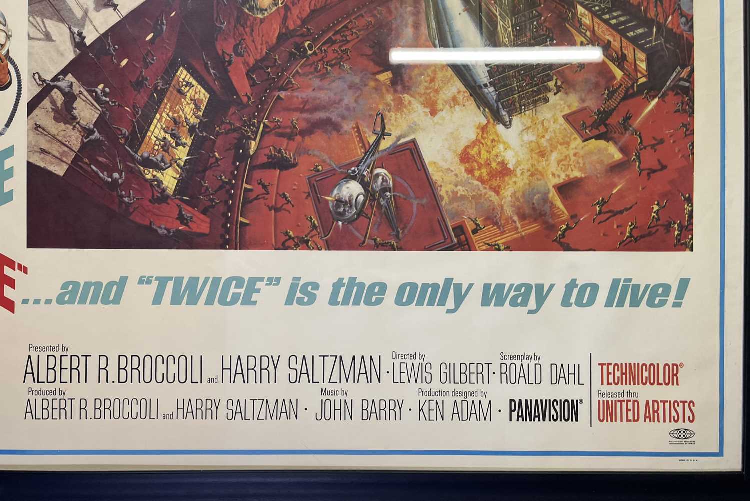 JAMES BOND - YOU ONLY LIVE TWICE (1967) - US DRIVE-IN POSTER. - Image 5 of 6