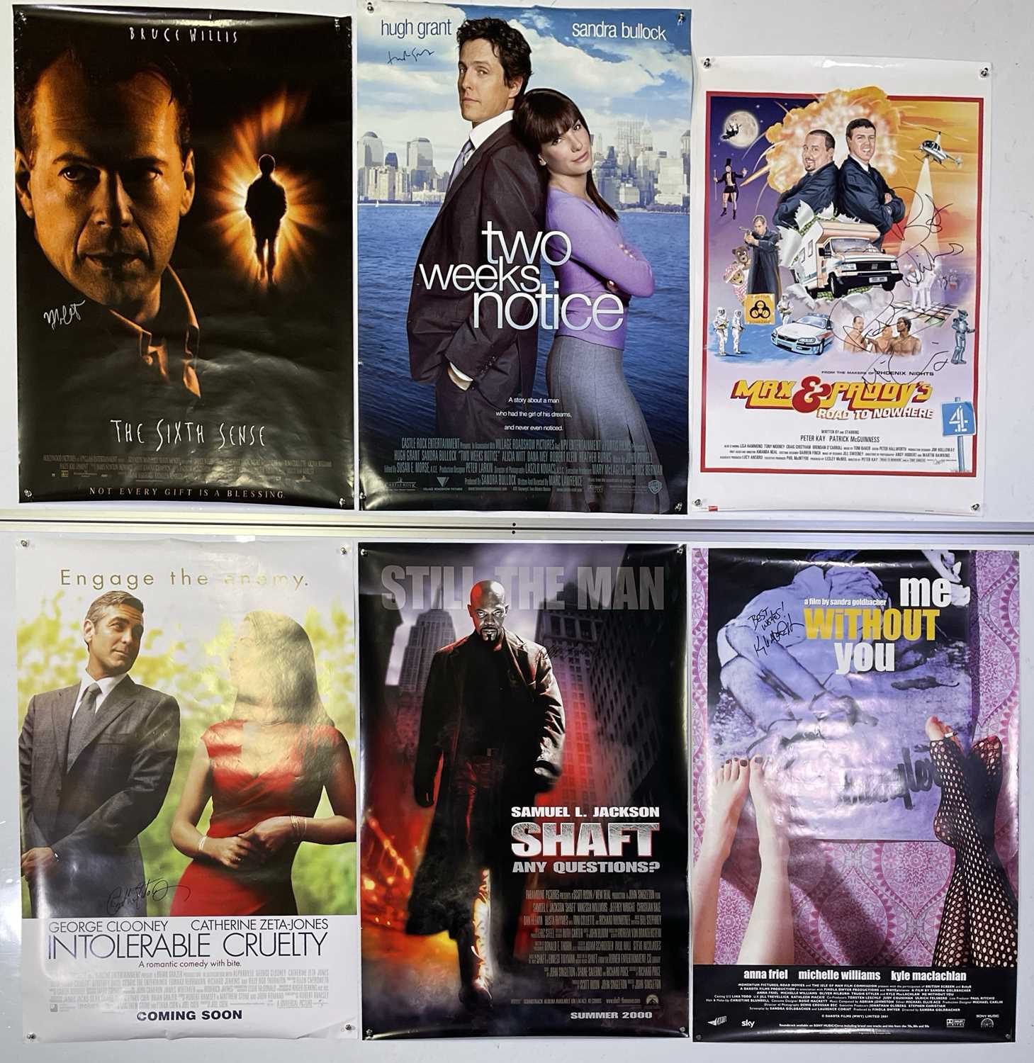 14 SIGNED FILM POSTERS (WILL SMITH, SAMUEL L JACKSON, JUDY DENCH, ETC)